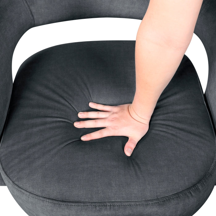Lavon Swivel Chair (1003DGY-1)