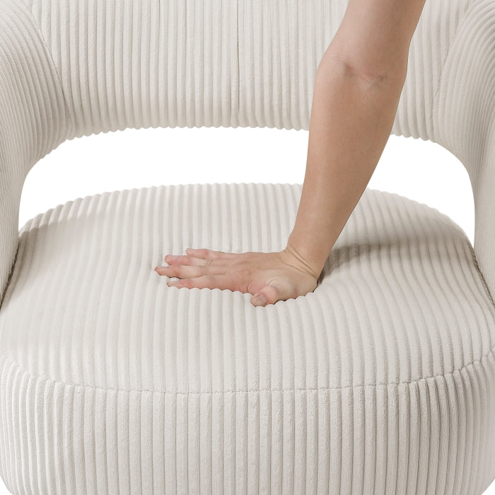 Upton Swivel Chair (1013BEG-1)