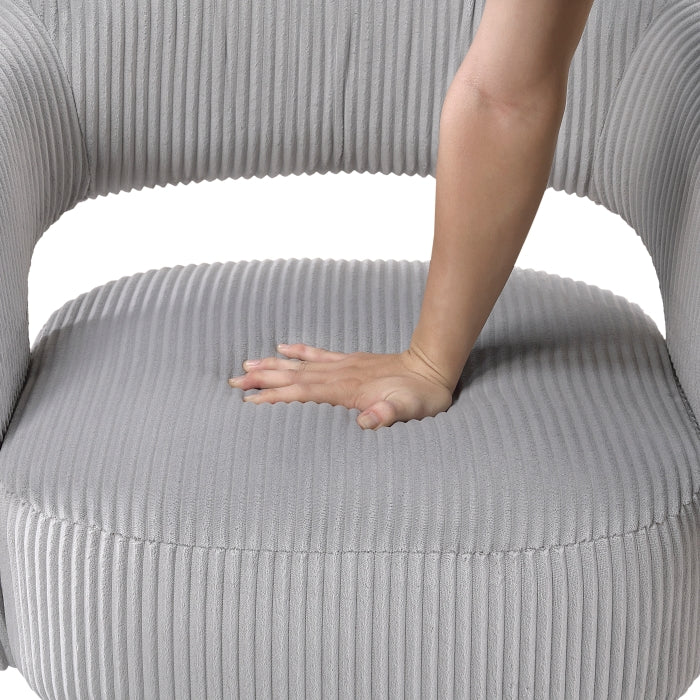 Upton Swivel Chair (1013GRY-1)