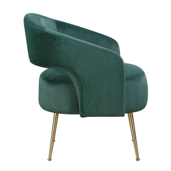 Roslyn Accent Chair (1024GRN-1)
