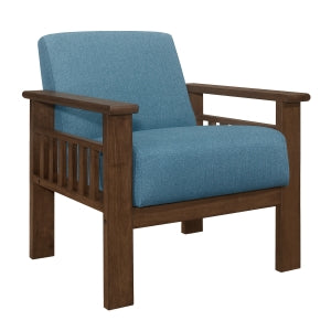 Accent Chair with Storage Arms - Helena - front product view