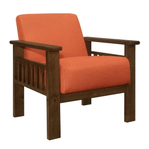 Accent Chair with Storage Arms - Helena - front product view