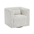Vienna Jacquard Swivel Chair complete front view