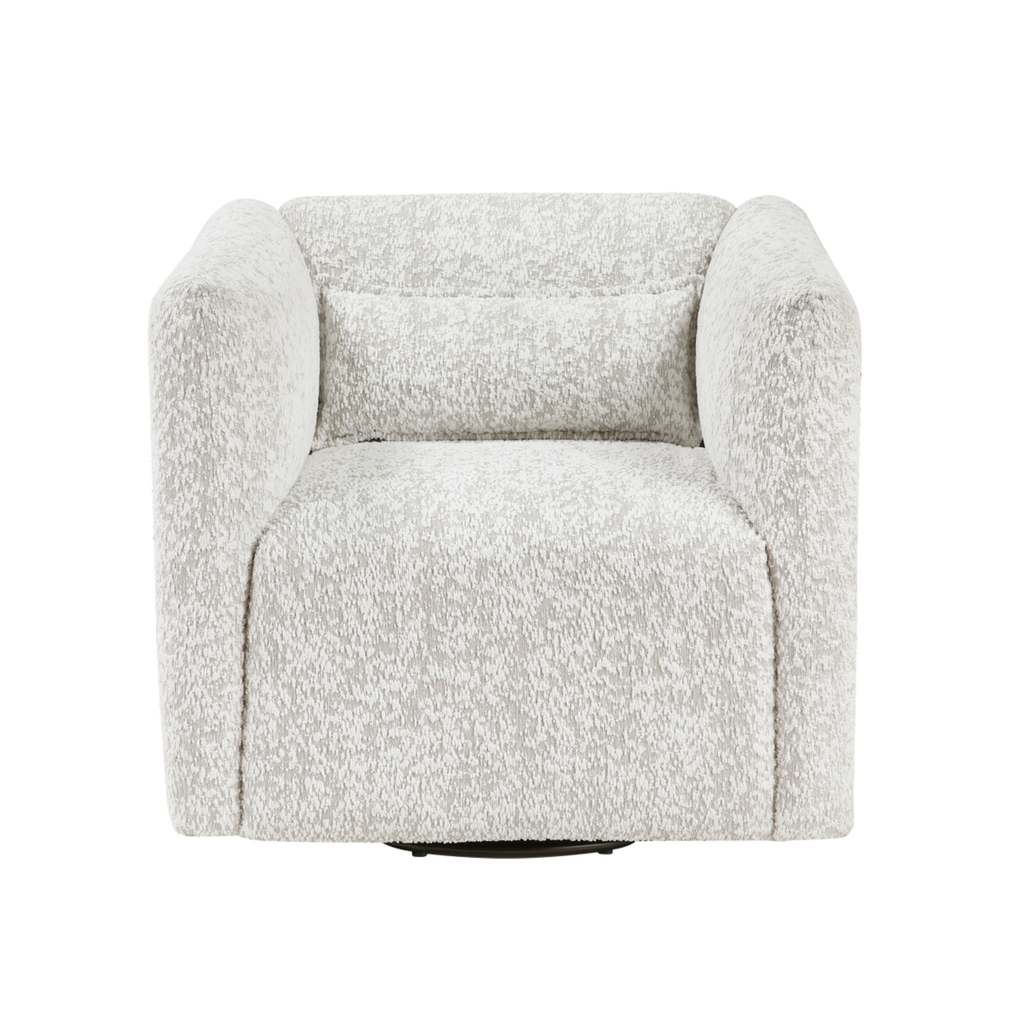 Vienna Jacquard Swivel Chair 45 degree view