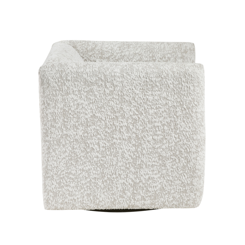 Vienna Jacquard Swivel Chair side view