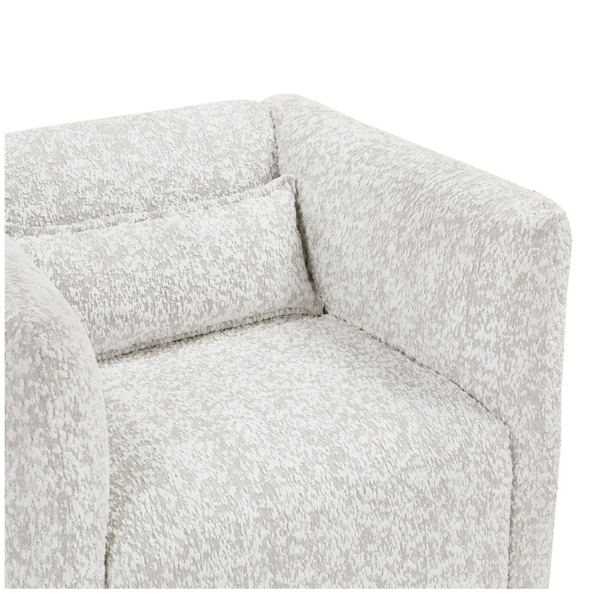 Vienna Jacquard Swivel Chair clean detail view