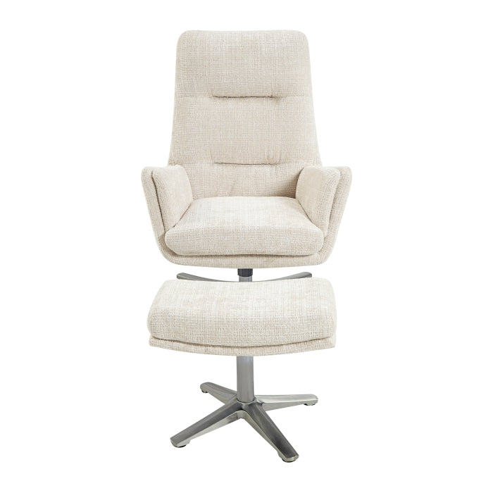 Parker Swivel Chair with Ottoman (1159BE)