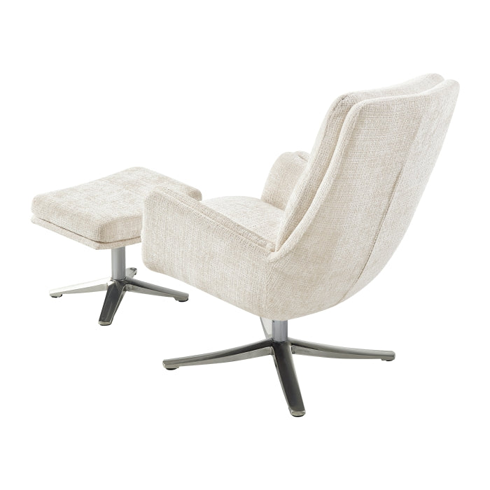 Parker Swivel Chair with Ottoman (1159BE)