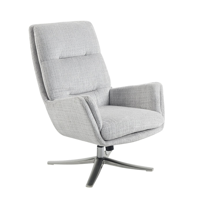 Parker Swivel Chair with Ottoman (1159GY)