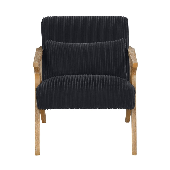 Chevron Accent Chair (1172BK-1)