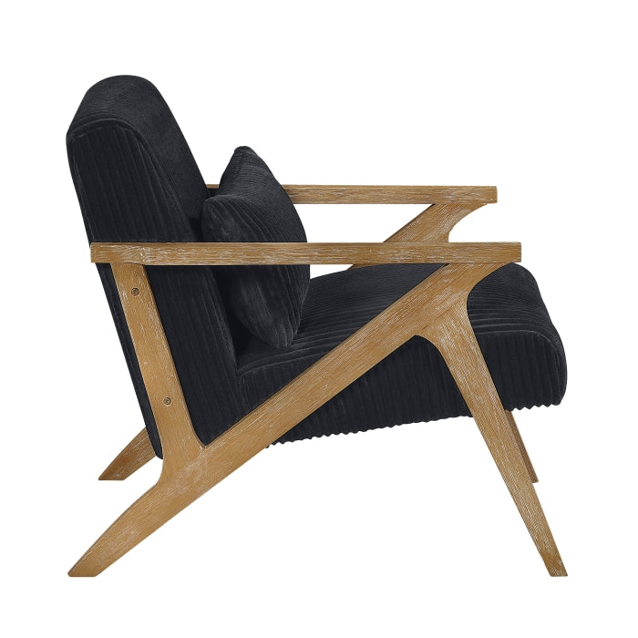 Chevron Accent Chair (1172BK-1)
