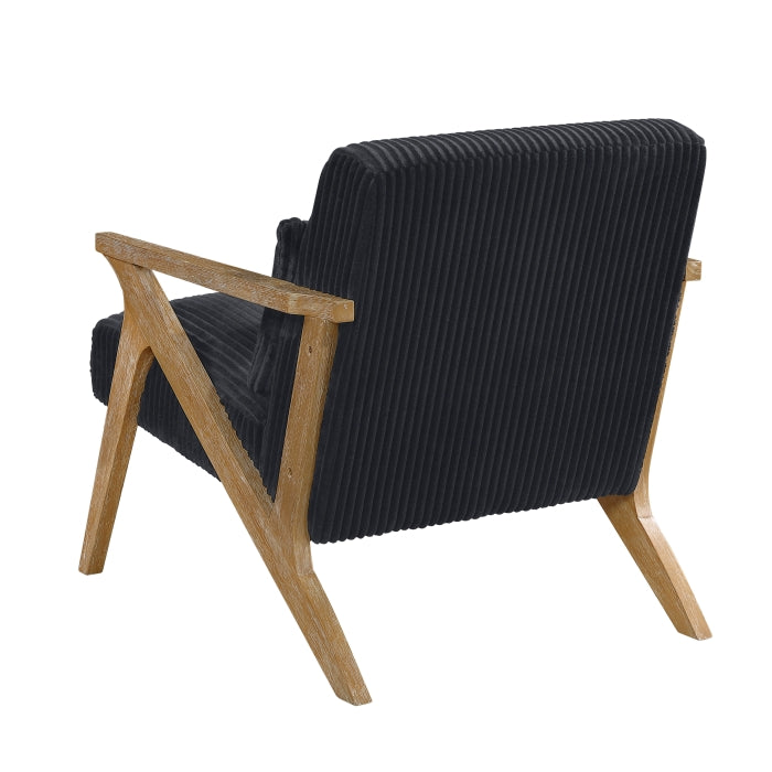Chevron Accent Chair (1172BK-1)