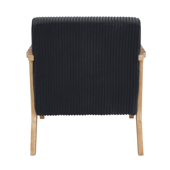Chevron Accent Chair (1172BK-1)