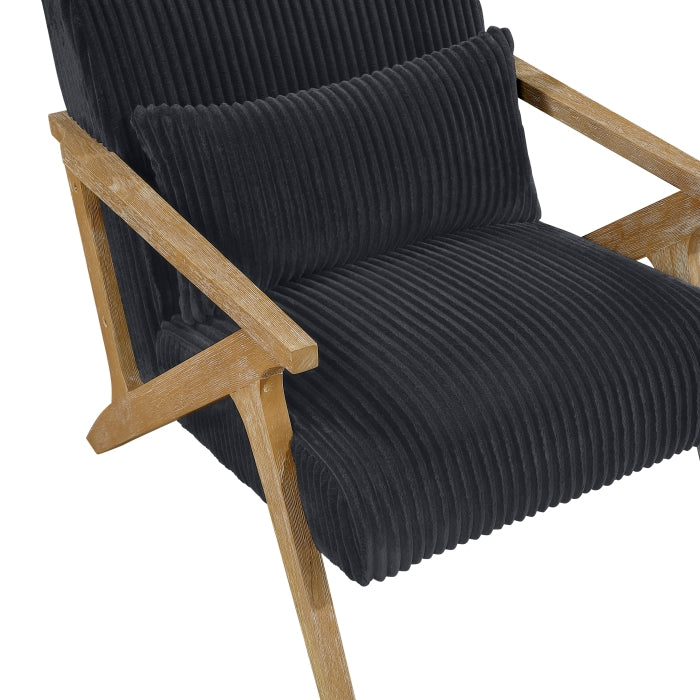 Chevron Accent Chair (1172BK-1)