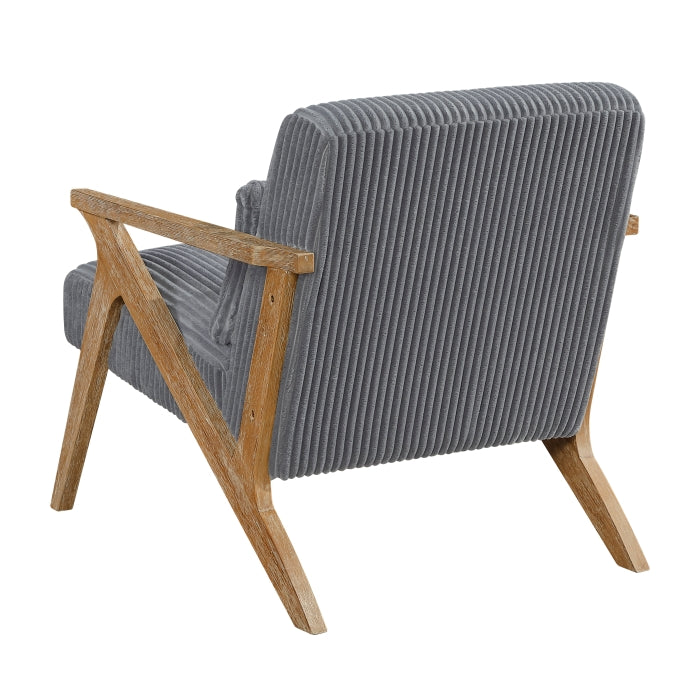 Chevron Accent Chair (1172GY-1)