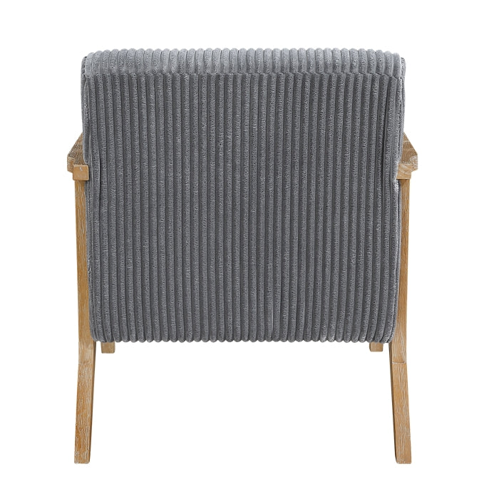Chevron Accent Chair (1172GY-1)