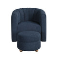 Delaney Swivel Chair with Ottoman (1260BU)