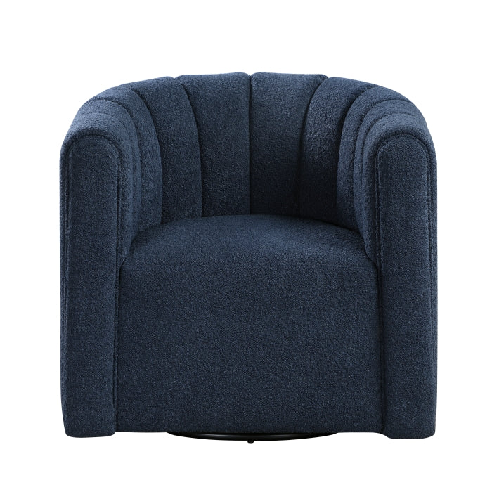 Delaney Swivel Chair with Ottoman (1260BU)