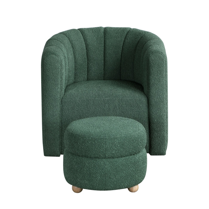 Delaney Swivel Chair with Ottoman (1260GN)