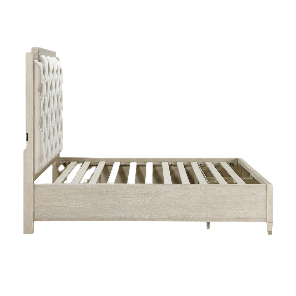 Genoa Platform Bed with Footboard Storage