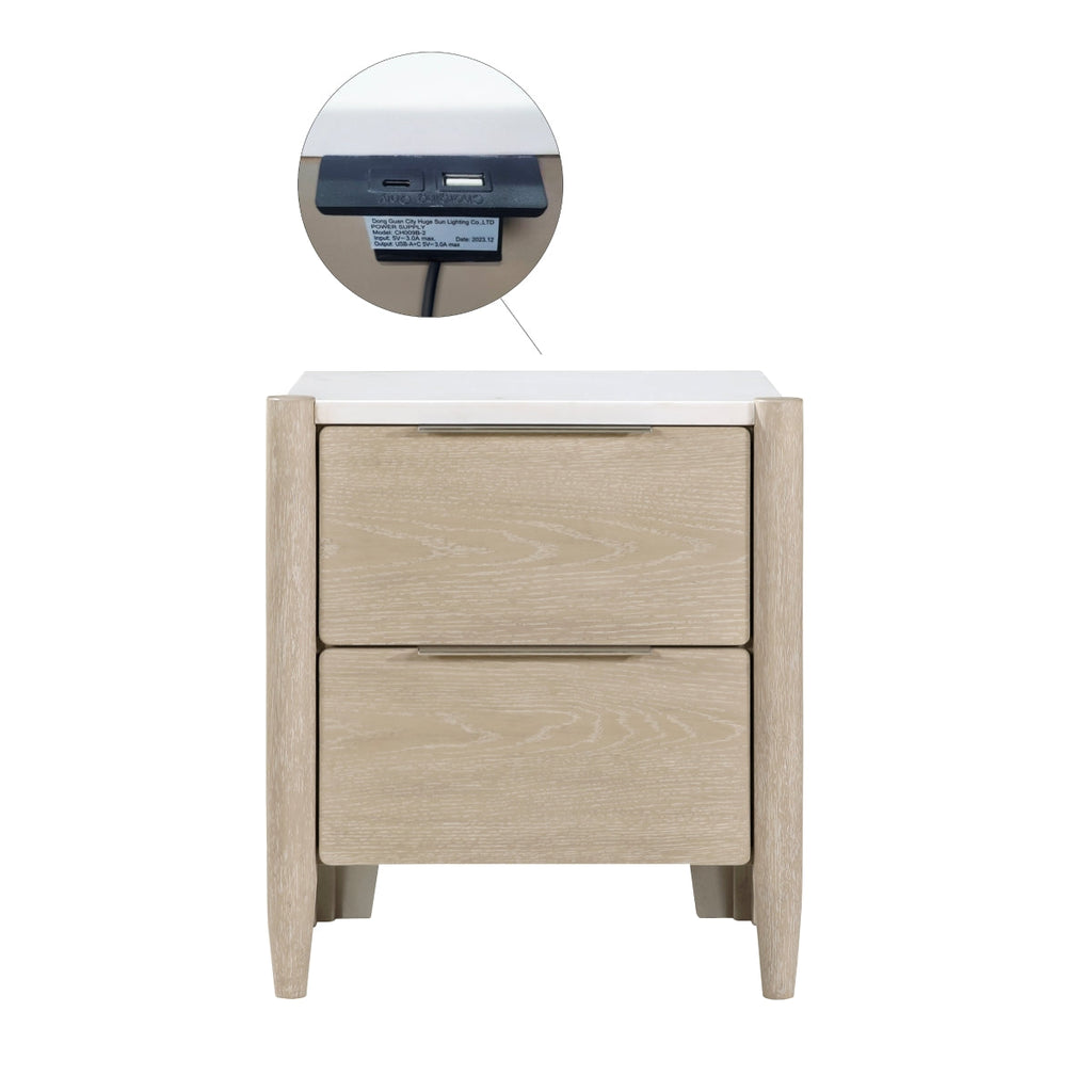 Natural Matteo Night Stand - product view