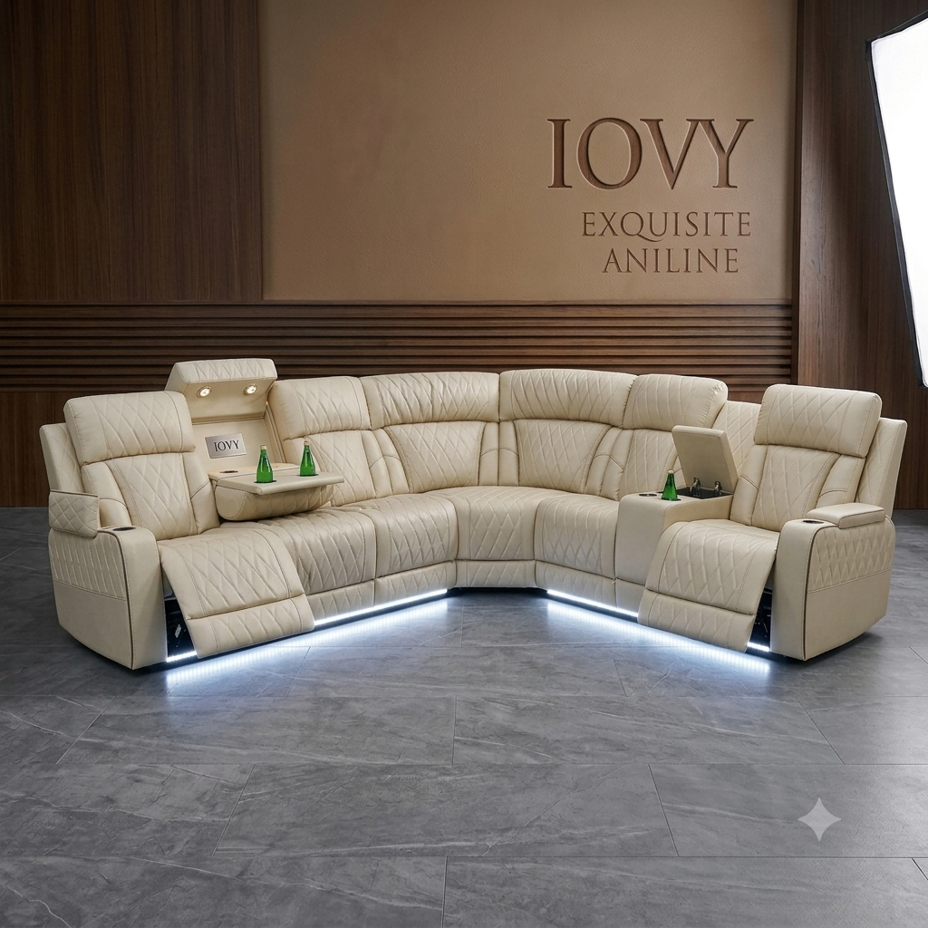 Matina  Ivoy Power Reclining Sectional sofa &TopC Charge