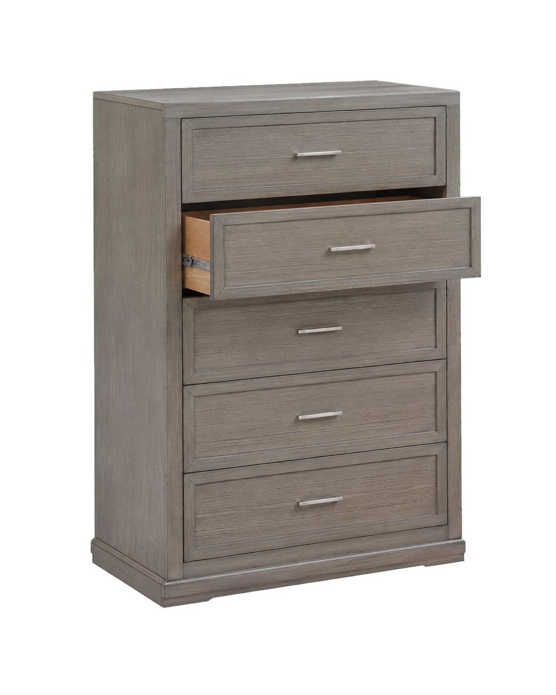 Garretson Chest — 45-degree view with second drawer open