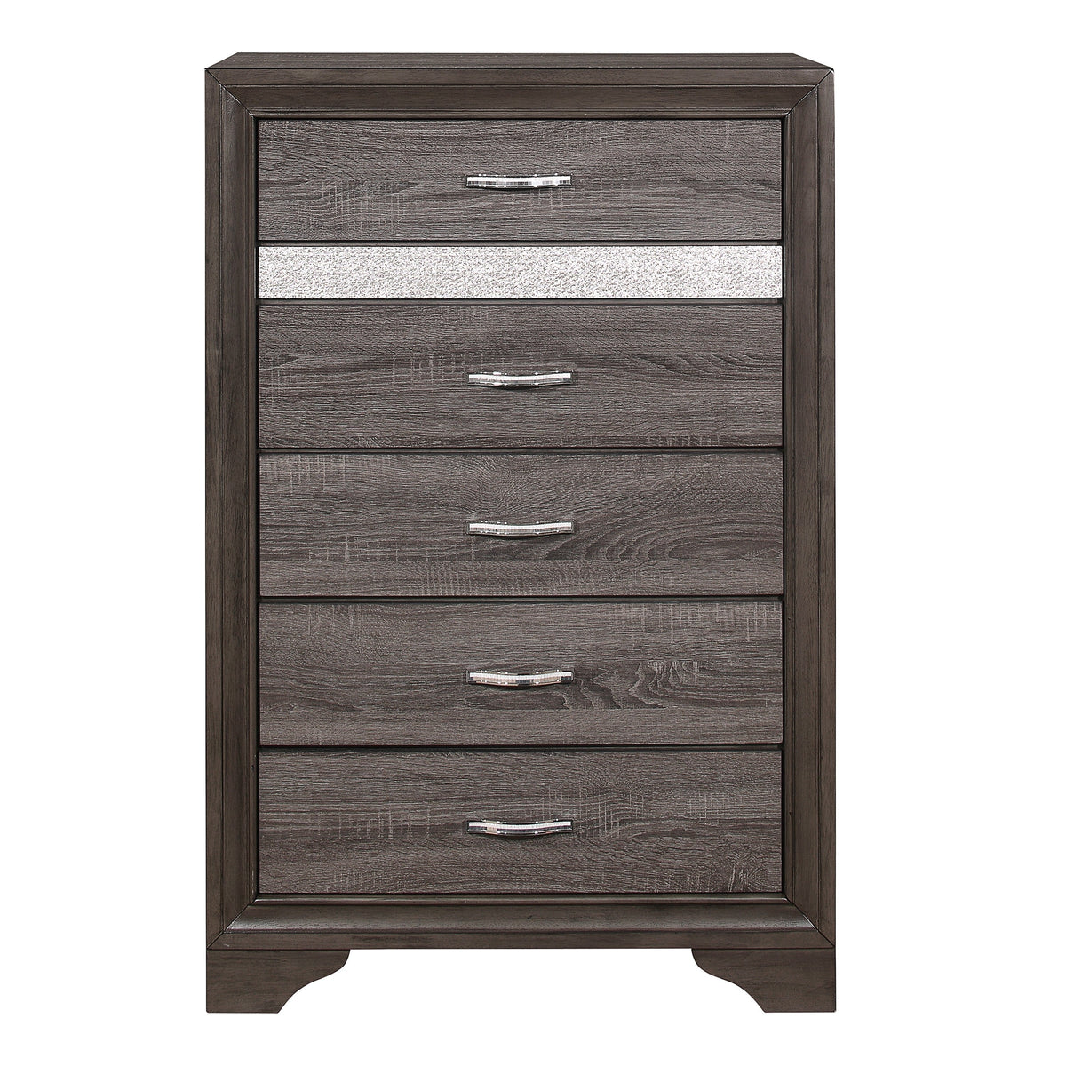 BRM-Luster Gray Silver Glitter Chests