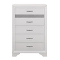 BRM-Luster White Silver Glitter Chests