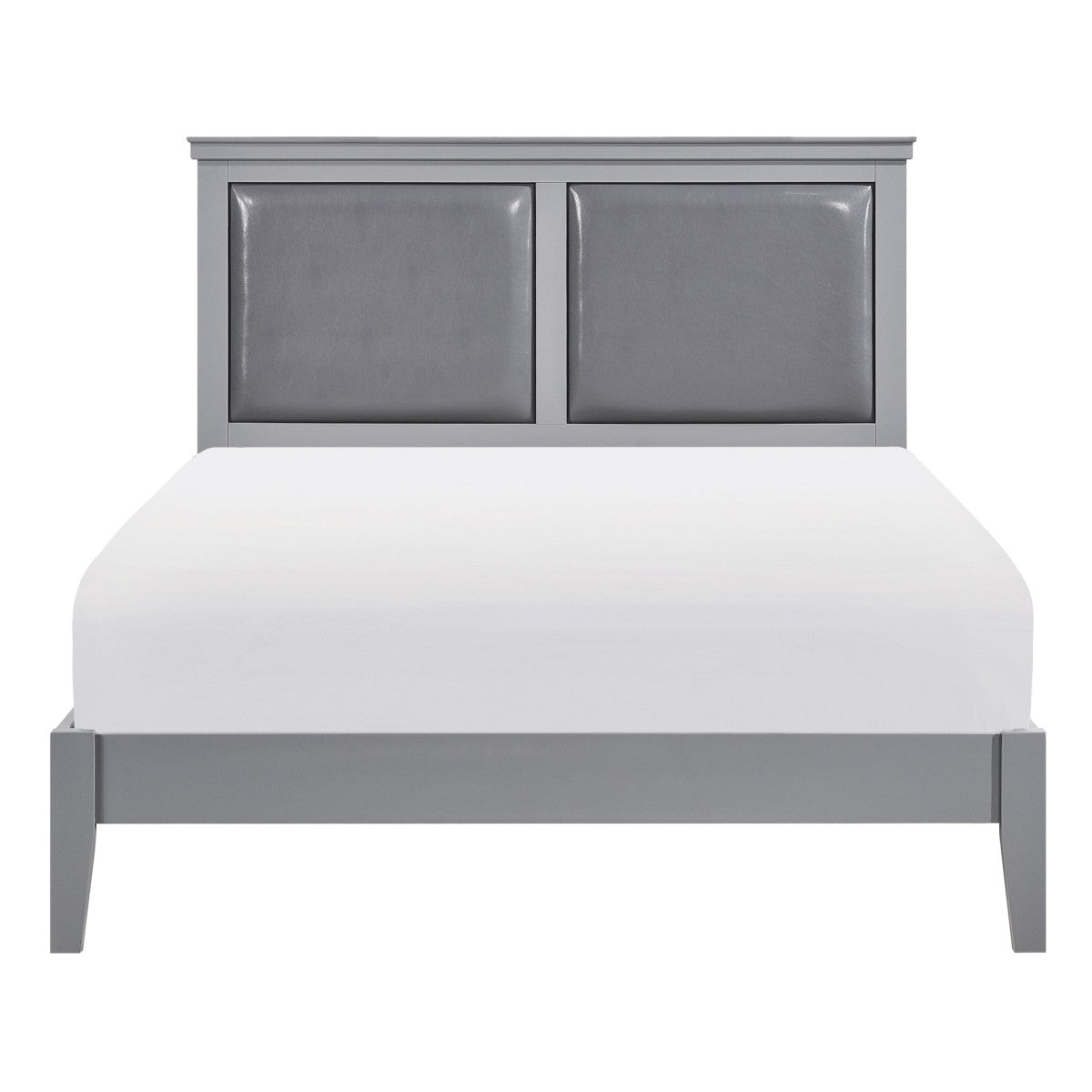 Seabright Gray Panel Bed - HD product view