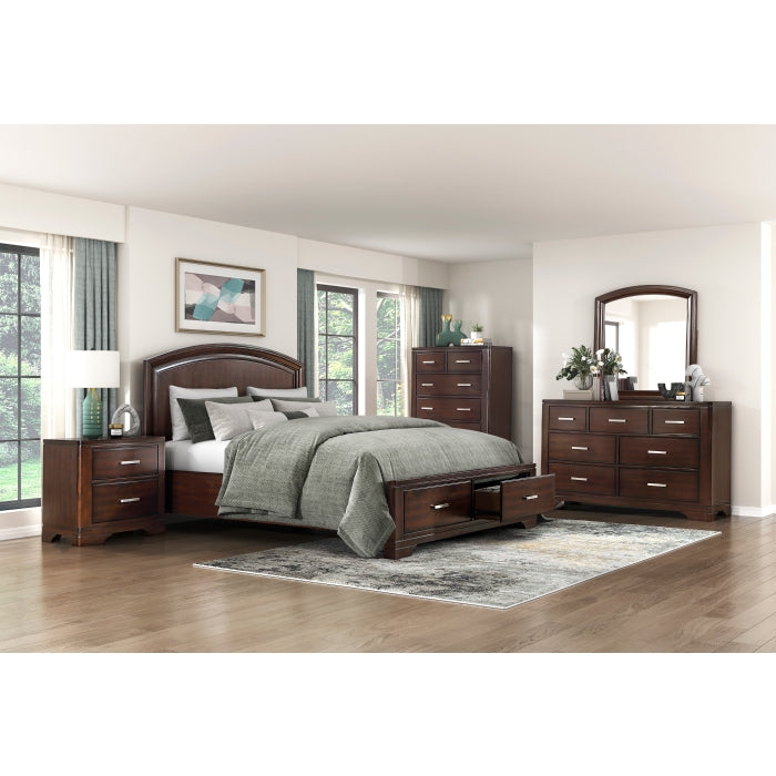 Cherry Hudson Night Stand - bedroom scene