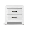 White Corbin Night Stand - product view