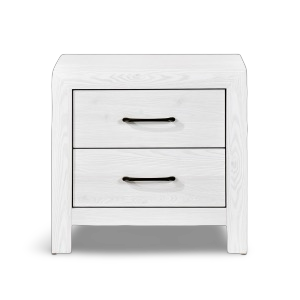 White Corbin Night Stand - product view