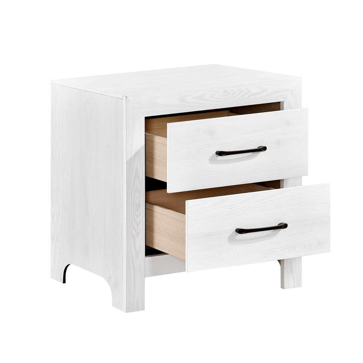 White Corbin Night Stand - product view