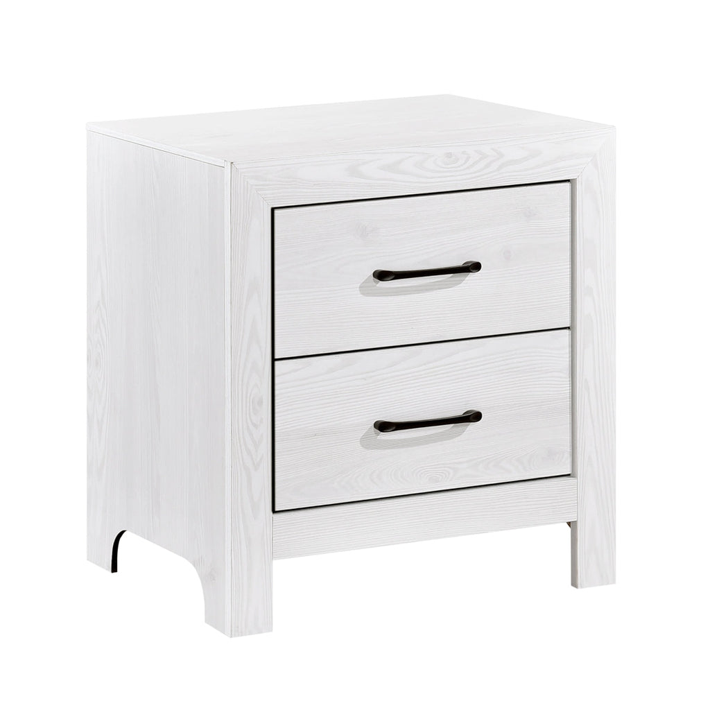 White Corbin Night Stand - product view