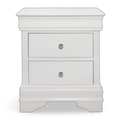 White Lana Night Stand - front view