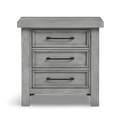 Dark Gray Logandale Night Stand - front view
