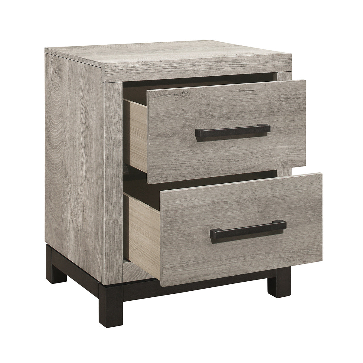 Zephyr Night Stand - open drawer view