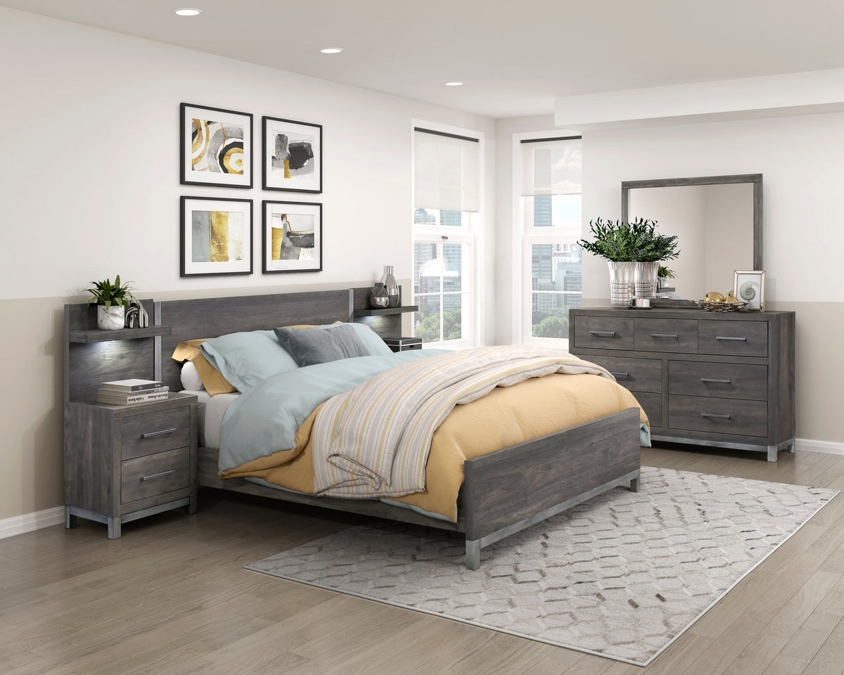 BF-Zephyr Bed 1577DG/WB - high-resolution product image