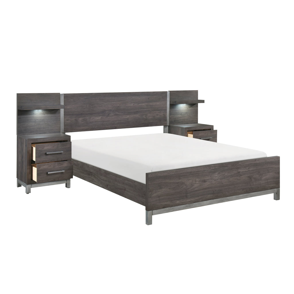 BF-Zephyr Bed 1577DG/WB - high-resolution product image
