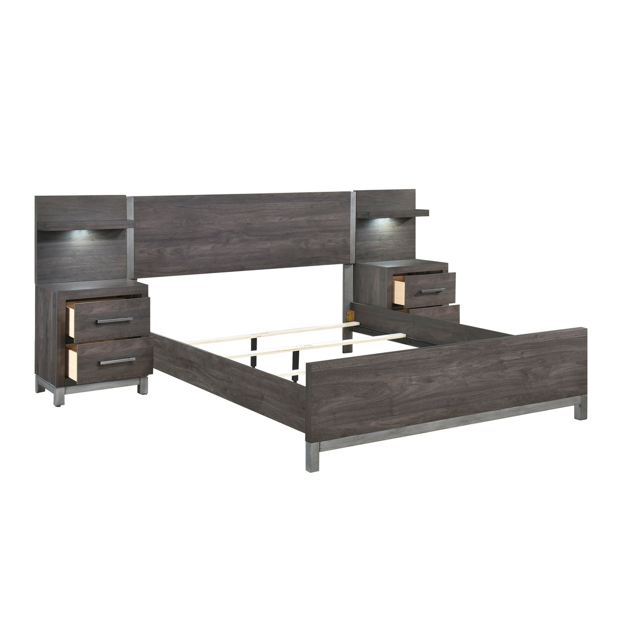 BF-Zephyr Bed 1577DG/WB - high-resolution product image