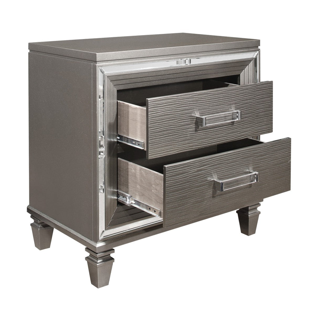 Tamsin Night Stand - open drawer view