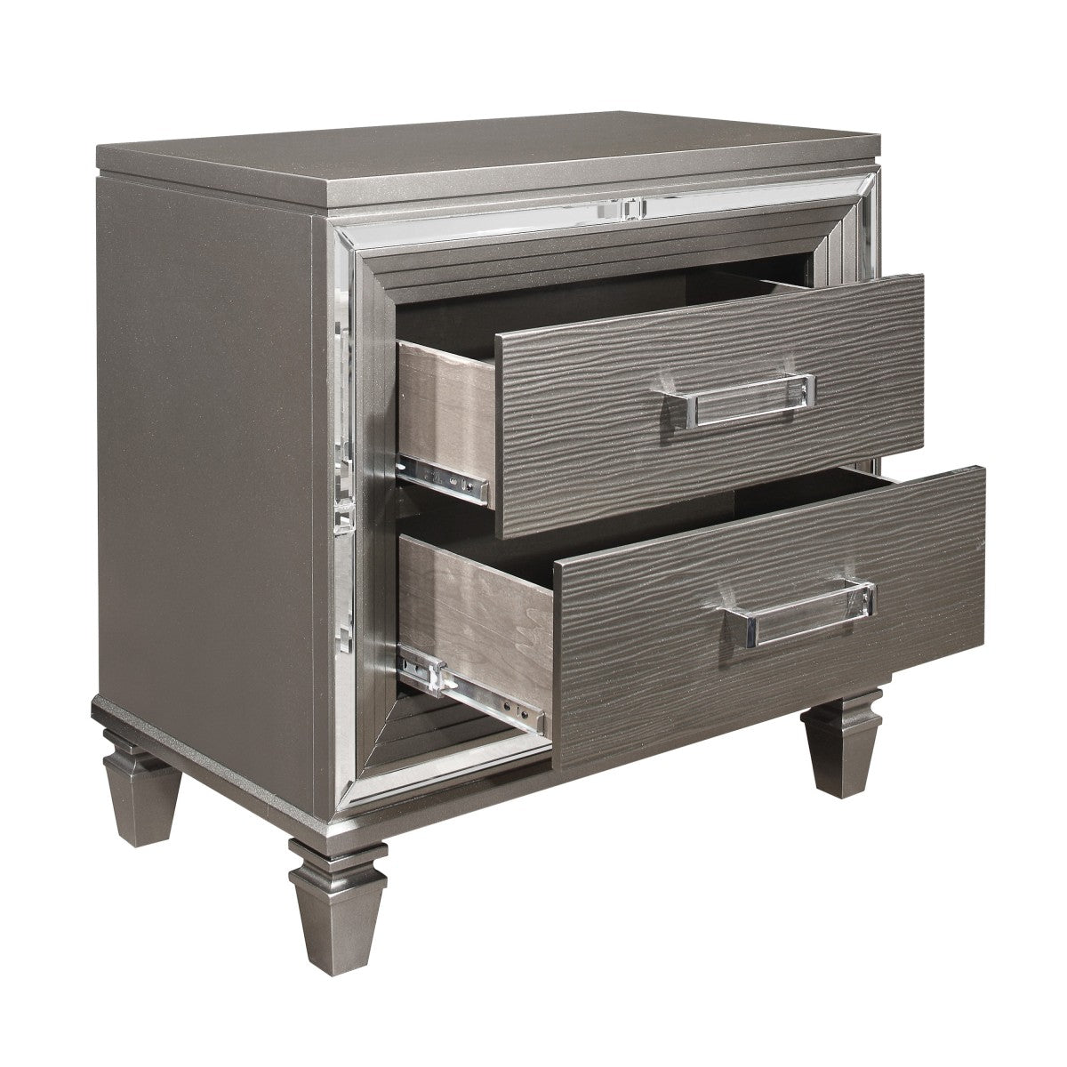 Tamsin Night Stand - open drawer view