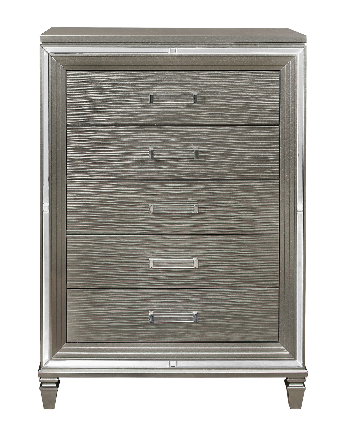 BRM-Tamsin Silver-Gray Metallic Chests