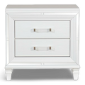 White Tamsin Night Stand - product view