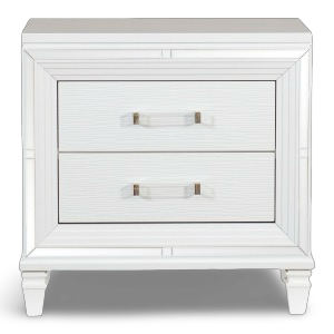 White Tamsin Night Stand - product view