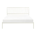 Augusta White Metal Platform Bed - HD product view