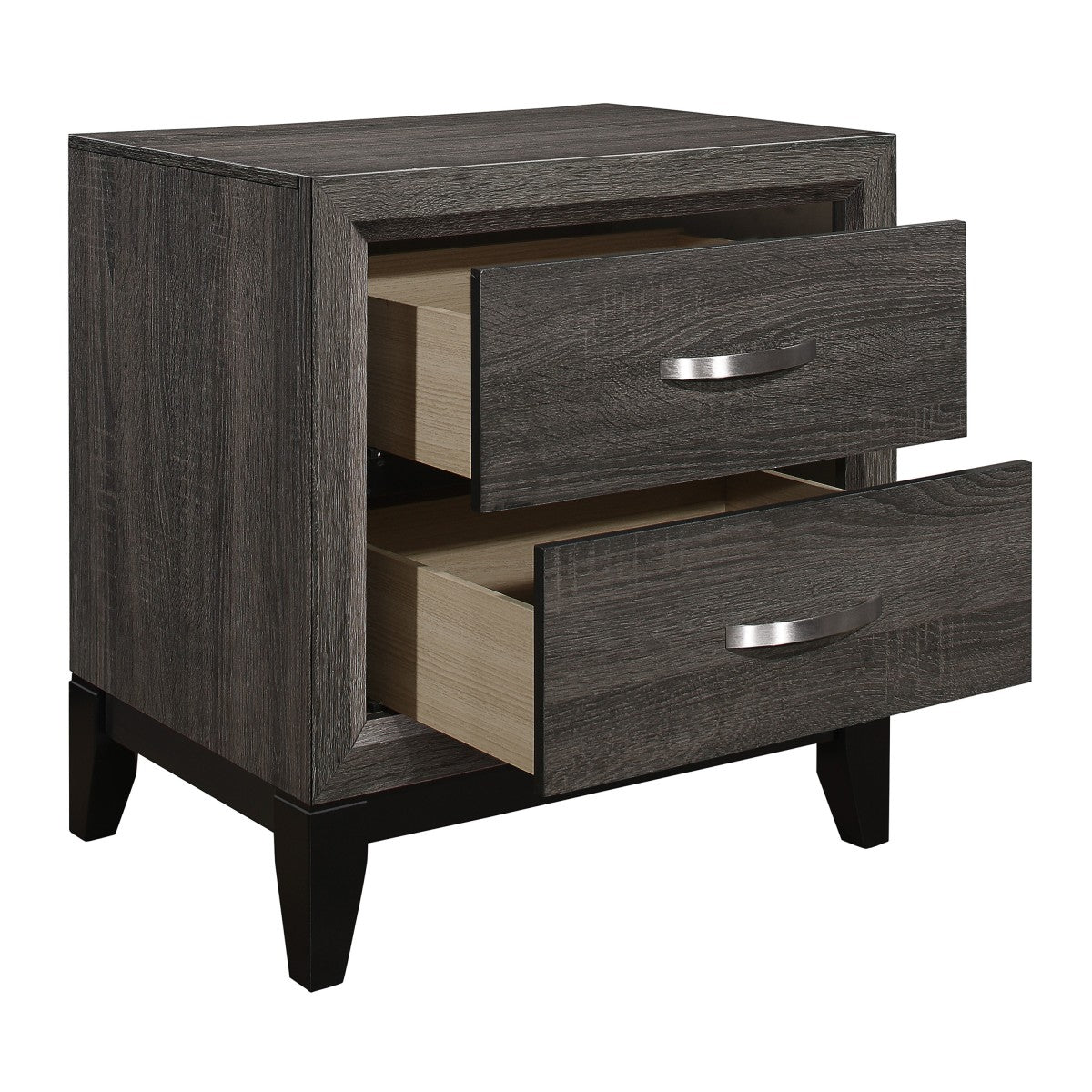 Davi Night Stand - open drawer view