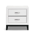 White Davi Night Stand - product view