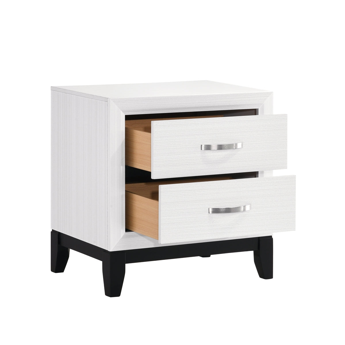 White Davi Night Stand - product view